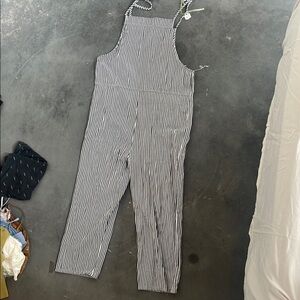 Vintage Striped Women's Jumpsuit